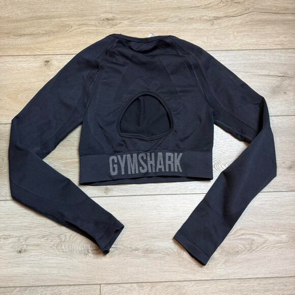 Gymshark black long sleeve crop - Picture 4 of 6
